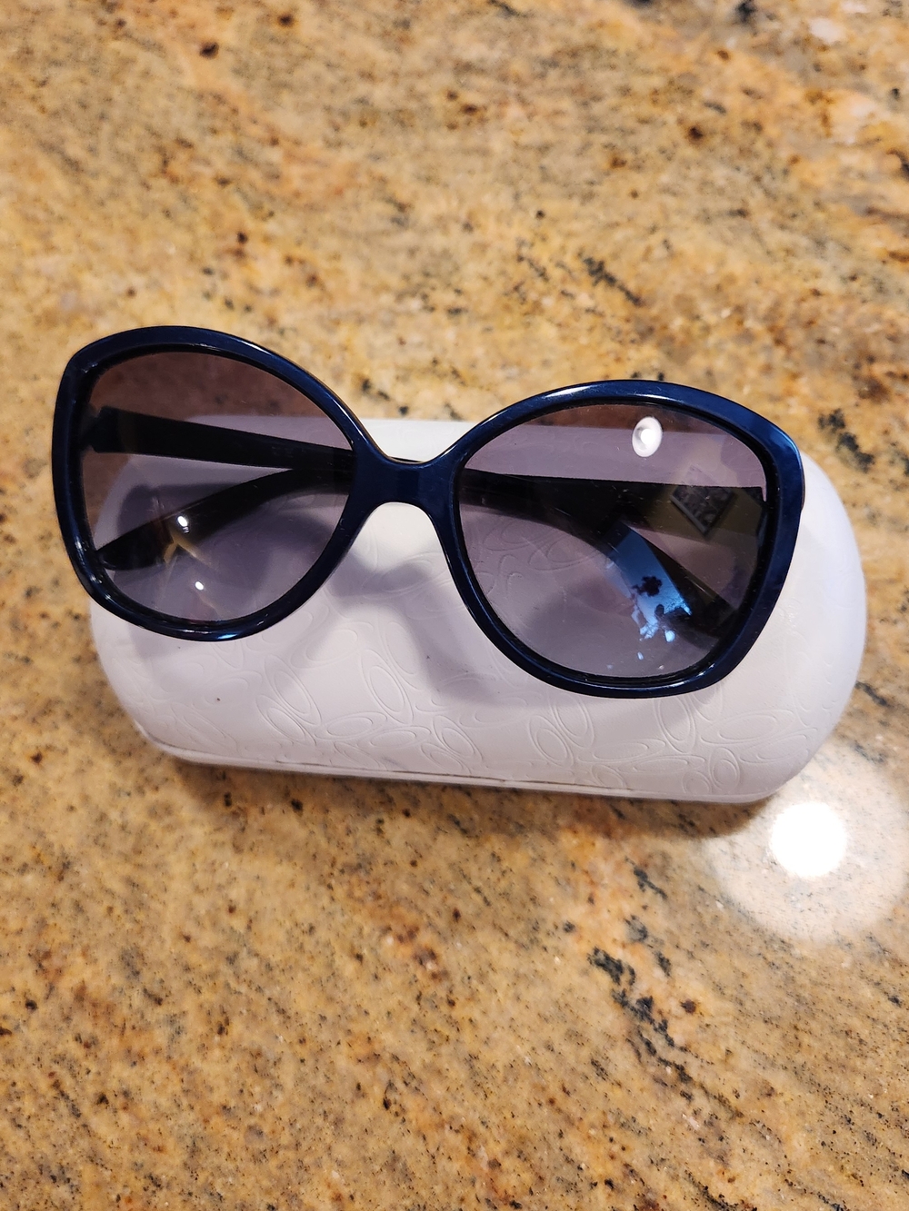 Oakley Dark Blue Ladies Sweet Spot Sunglasses Lightweight Outdoor Gorpcor Case